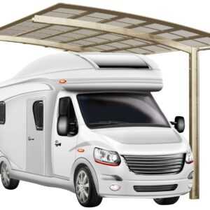 Ximax Einzelcarport "Portoforte Caravan Typ 60", Aluminium, 254,4 cm, edelstahlfarben