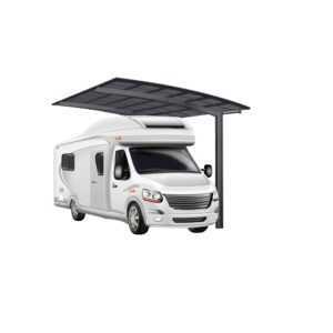 Ximax Einzelcarport "Portoforte Caravan Typ 60", Aluminium, 254,4 cm, schwarz