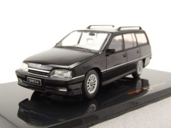 ixo Models Modellauto Opel Omega A2 Caravan Kombi 1990 schwarz Modellauto 1:43 ixo models, Maßstab 1:43