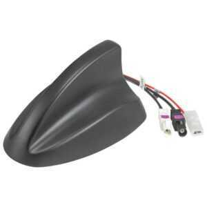 tomzz Audio DAB Antenne Auto Shark Design Dach-Antenne DAB+ aktiv Fakra Anschluss Autoradio-Ersatzantennenstab