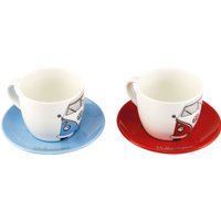 VW Collection T1 Bulli Espresso Tassen Set 2 Stück 100 ml - Becher und Tassen EAN:0600514902434