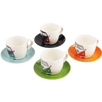 VW Collection T1 Bulli Espresso Tassen Set 4 Stück 100 ml - Becher und Tassen EAN:0600514902441