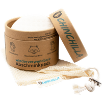 Chinchilla waschbare Abschminkpads aus Holzzellulose und Baumwolle 10 Stück - Outdoorzubehör EAN:0784228529160