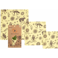 Bees Wrap Bienenwachstuch 3er-Pack gemischt Into the Woods - Behälter von BeesWrap EAN:0854016005555