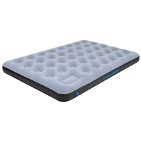 High Peak Comfort Plus Air bed Luftbett mit integrierter Pumpe 197 x 138 cm grau/blau/schwarz Double - Luftbetten EAN:4001690400251