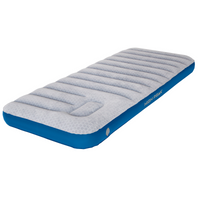 High Peak Air bed Cross Beam Extra Long Luftbett mit integrierter Pumpe hellgrau/blau Single - Luftbetten EAN:4001690400435