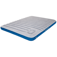 High Peak Air bed Cross Beam Extra Long Luftbett mit integrierter Pumpe hellgrau/blau Double - Luftbetten EAN:4001690400459