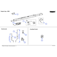 Thule Markisenkurbel passend zu Omnistor Markisen - Ersatzteile Zelte & Markisen EAN:4036231010781