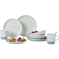 Berger Stone Melamin Geschirr-Set 8 teilig blau - Kunststoff und Melamin Geschirr-Sets EAN:4036231061424