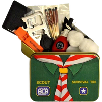 BCB CK010B Scout Survival Tin Überlebensdose 18-teilig - Outdoorzubehör EAN:5016549971102