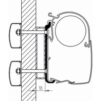 Thule Markisenadapter Dethleffs Globebus 3