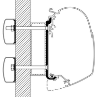 Thule Markisenadapter Eden Allegro Trigano > 2010 - Markisenadapter EAN:5415182007269