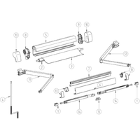 Thule Markisenkurbel passend zu Thule Omnistor 5102 - Ersatzteile Zelte & Markisen EAN:5415182025331