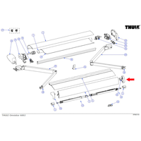 Thule Frontblendenendkappen (Links+rechts) - Ersatzteile Zelte & Markisen EAN:5415182026581