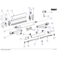 Thule Endplatte passend zu T. Omnistor 5003 - Ersatzteile Zelte & Markisen EAN:5415182027427