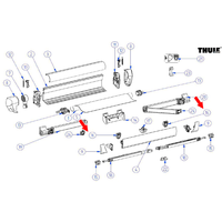 Thule Spannstangen und Klemmprofil passend zu Omnistor 5003 - Ersatzteile Zelte & Markisen EAN:5415182027540