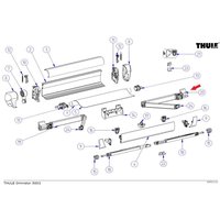 Thule Gelenkarm (rechts) für Markisenlänge ab 3m - Ersatzteile Zelte & Markisen EAN:5415182030724