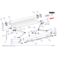 Thule Tuchrollenendkappen-Satz - Ersatzteile Zelte & Markisen EAN:5415182031837