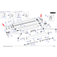 Thule Endkappen  - Ersatzteile Fahrzeug EAN:5415182034593