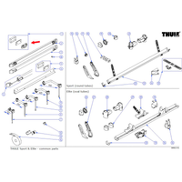 Thule Montagesatz (oben)  - Ersatzteile Fahrzeug EAN:5415182035286