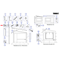 Thule Endstuck  - Ersatzteile Fahrzeug EAN:5415182038492