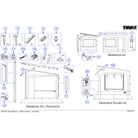 Thule Doppelkederprofil  - Ersatzteile Zelte & Markisen EAN:5415182038652