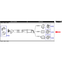 Thule Spannstangen passend zu Omnistor 4900 und Safari Residence 4900 - Ersatzteile Zelte & Markisen EAN:5415182038720