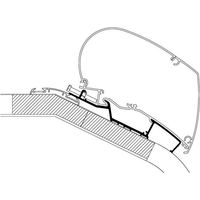 Thule Markisenadapter LMC Liberty TI/TEC 4