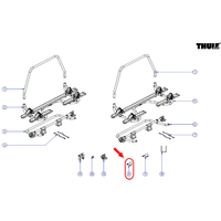 Thule Befestigungsplatte (rechts) - Ersatzteile Fahrzeug EAN:5415182041263