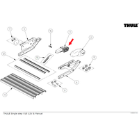 Thule Motor pasend zu Single Step V10 / V15 - Ersatzteile Fahrzeug EAN:5415182042444