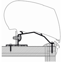 Thule Adria Caravan ≥ 2015 Markisenadapter Set  - Markisenadapter EAN:5415182044479