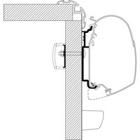 Thule Markisenadapter Knaus 2017 Wandmontage - Markisenadapter EAN:5415182048415