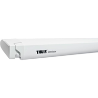 Thule Omnistor 6300 Dachmarkise motorisiert Gehäusefarbe Weiß Tuchfarbe Mystic Grey 350 cm - Kassettenmarkisen EAN:5415182049399