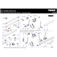 Thule  Montageschiene Schraube  - Ersatzteile Fahrzeug EAN:5415182057189