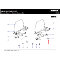 Thule Drahtseil  (55 mm)  - Ersatzteile Fahrzeug EAN:5415182057271