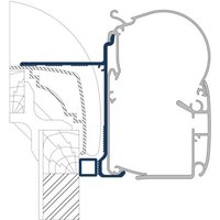 Dometic PW-ADAPT Adapter für Wandmarkisen PW 1100