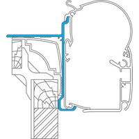 Dometic PW-ADAPT Adapter für Wandmarkisen PW 1100