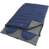 Outwell Contour Lux Double Imperial Schlafsack 220 x 145 cm Blau - Schlafsäcke EAN:5709388103659