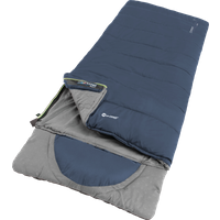 Outwell Contour Lux Deep Blue Deckenschlafsack wendbar 220 cm Reißverschluss links - Schlafsäcke EAN:5709388136060