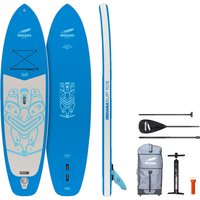 Indiana 10'6 Family Pack aufblasbares Stand Up Paddling-Board inkl. Paddel und Luftpumpe Blau - Schlauchboote