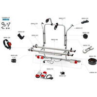 Fiamma Montagesatz passend für Carry Bike Mercedes Viano - Fiamma Ersatzteilnummer 98656-150 - Ersatzteile Fahrzeug EAN:8004815029814