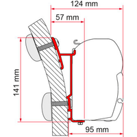 Fiamma Hymer S/E Klasse Markisenadapter für Fiamma F45 450 cm - Markisenadapter EAN:8004815079260