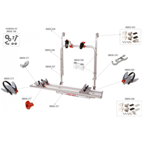 Fiamma Montagesatz für Carry Bike 200 D / R Fiamma Artikelnummer 98656-196 - Ersatzteile Fahrzeug EAN:8004815079796