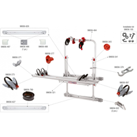 Fiamma Montagesatz für Carry Bike 200 DJ Fiamma Artikelnummer 98656-105 - Ersatzteile Fahrzeug EAN:8004815079895