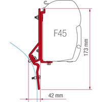 F45 Kit Fiat Ducato - Renault Master - Markisenadapter von Fiamma EAN:8004815095239