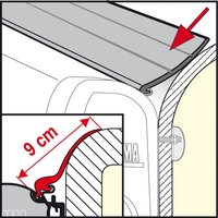 Fiamma Regendichtung Rain Guard L - Markisenabdichtung EAN:8004815160142