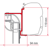 Fiamma Kit Pilote Explorateur Markisenadapter für Fiamma F45 - Markisenadapter EAN:8004815207793