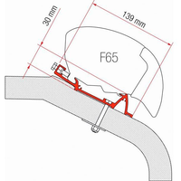 Fiamma Adapter Lmc Tec 370 cm passend für F65 und F80 Markise - Markisenadapter EAN:8004815251727