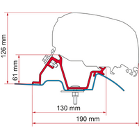 Fiamma Markisenadapter-Kit Mercedes Sprinter/VW Crafter High Roof - RHD - Markisenadapter EAN:8004815288839