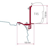 F45 Kit MultiRail Reimo VW T5 - Markisenadapter von Fiamma EAN:8004815291129